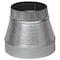 Imperial Mfg Imperial 8 in. D X 7 in. D Galvanized Steel Furnace Pipe Reducer GV1352 - alternate 1